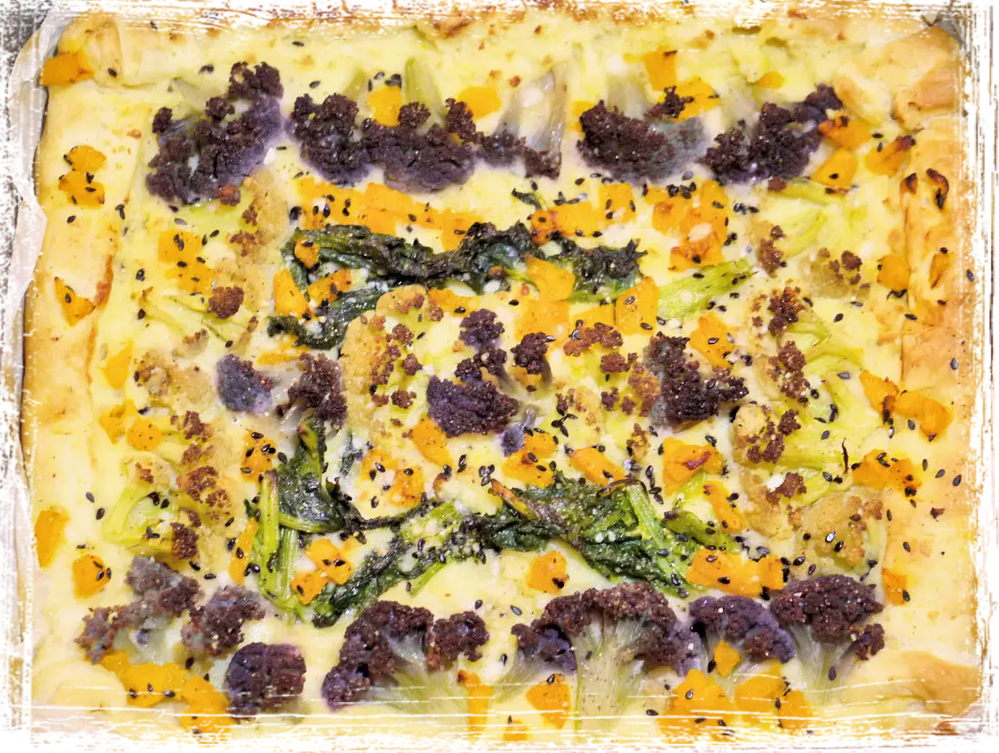 Torta salata colorata Torta salata colorata