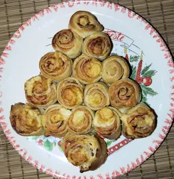 Albero di pasta sfoglia