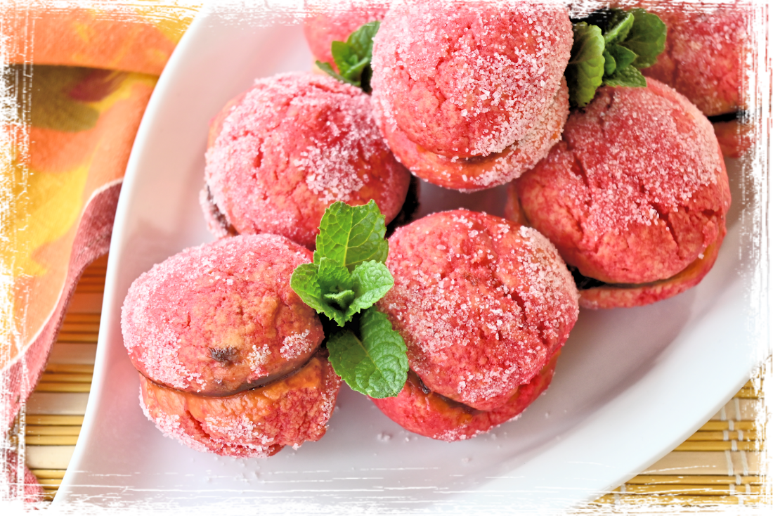 Pesche dolci all'Alchermes Pesche dolci all'Alchermes