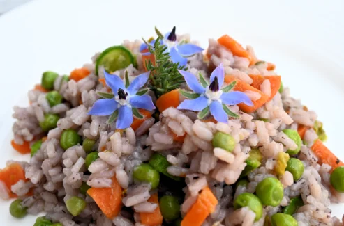 Risotto Lillà con verdure