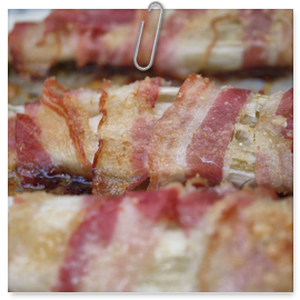 Belga al forno con pancetta