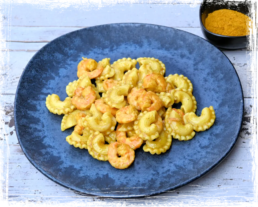 Galletti con mazzancolle al curry Galletti con mazzancolle al curry