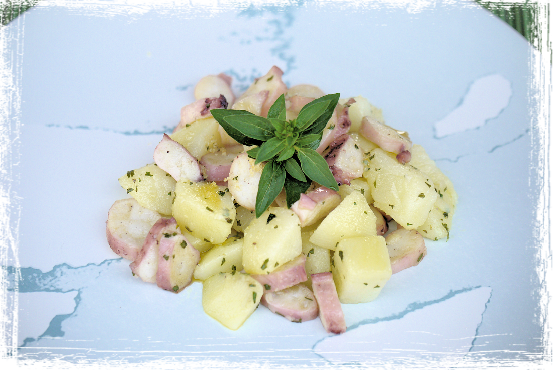 Insalata di totani e patate Insalata di totani e patate