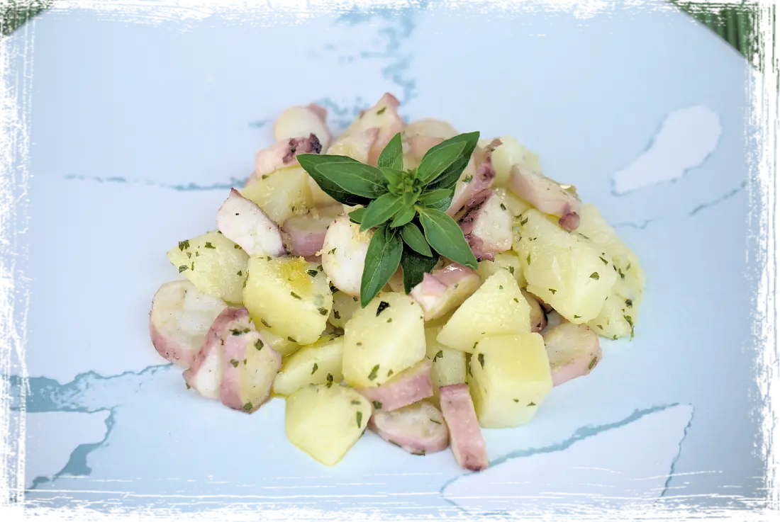 Insalata di totani e patate Insalata di totani e patate