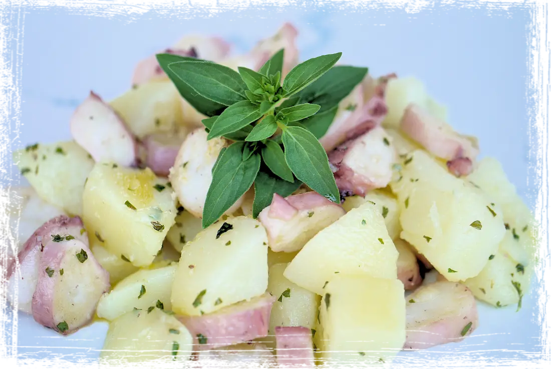 Insalata di totani e patate Insalata di totani e patate