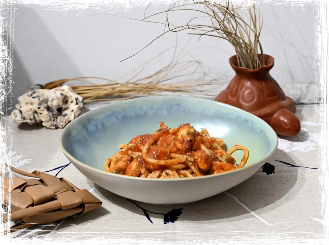 Spaghettoni con le cozze Spaghettoni con le cozze