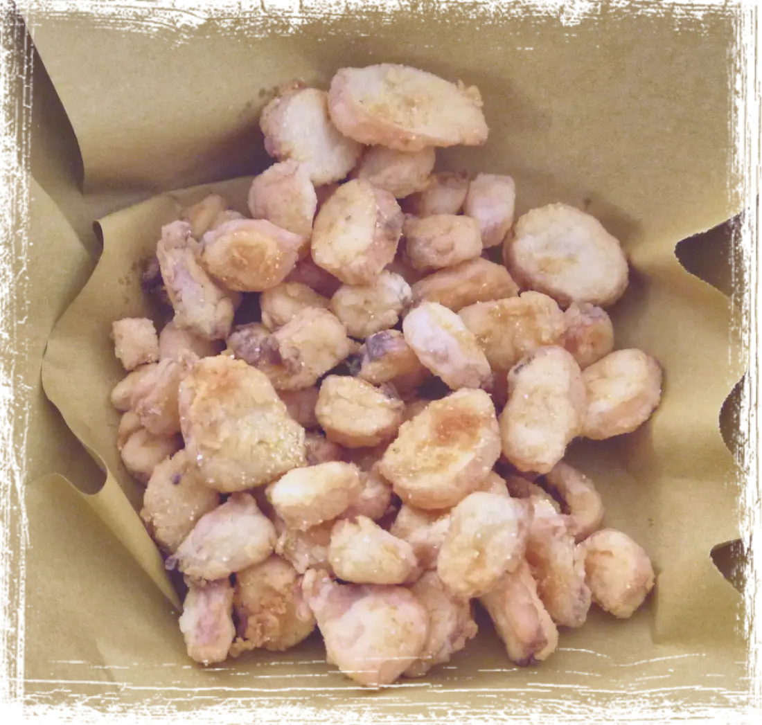 Tentacoli di totano fritti Tentacoli di totano fritti