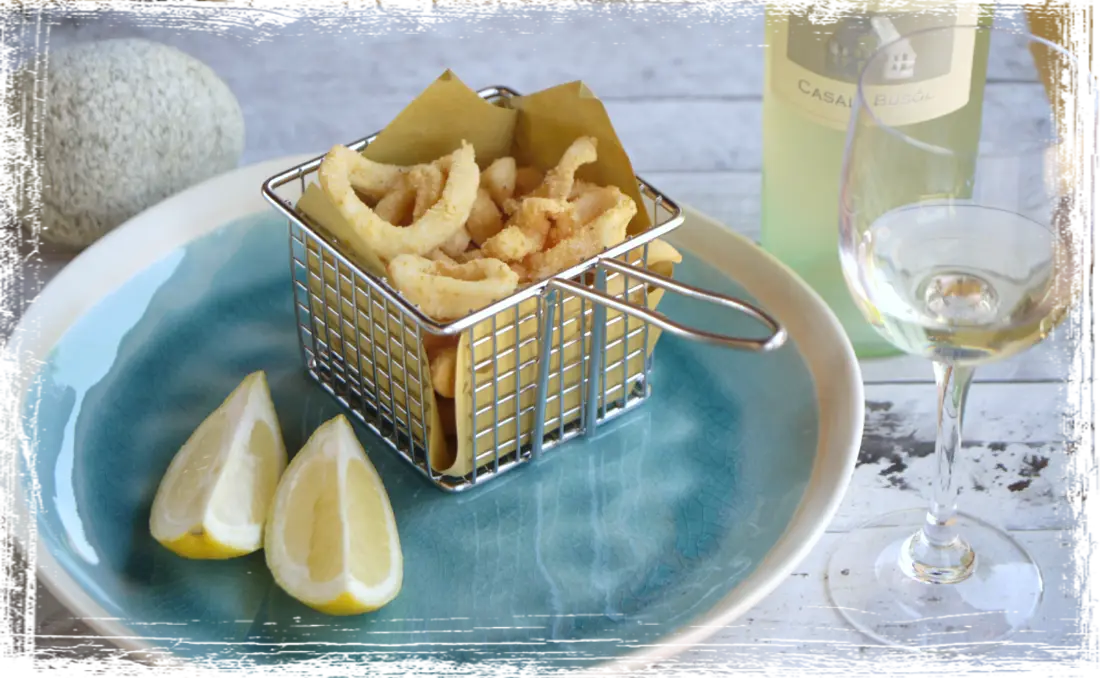 Anelli di totano fritti Anelli di totano fritti