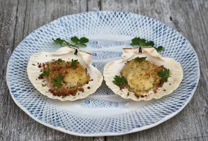 Capesante gratinate al forno