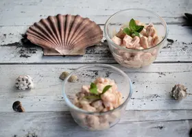 Gamberetti in salsa rosa