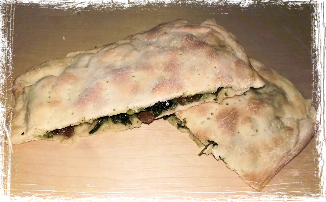 Calzone con cime di rapa Calzone con cime di rapa