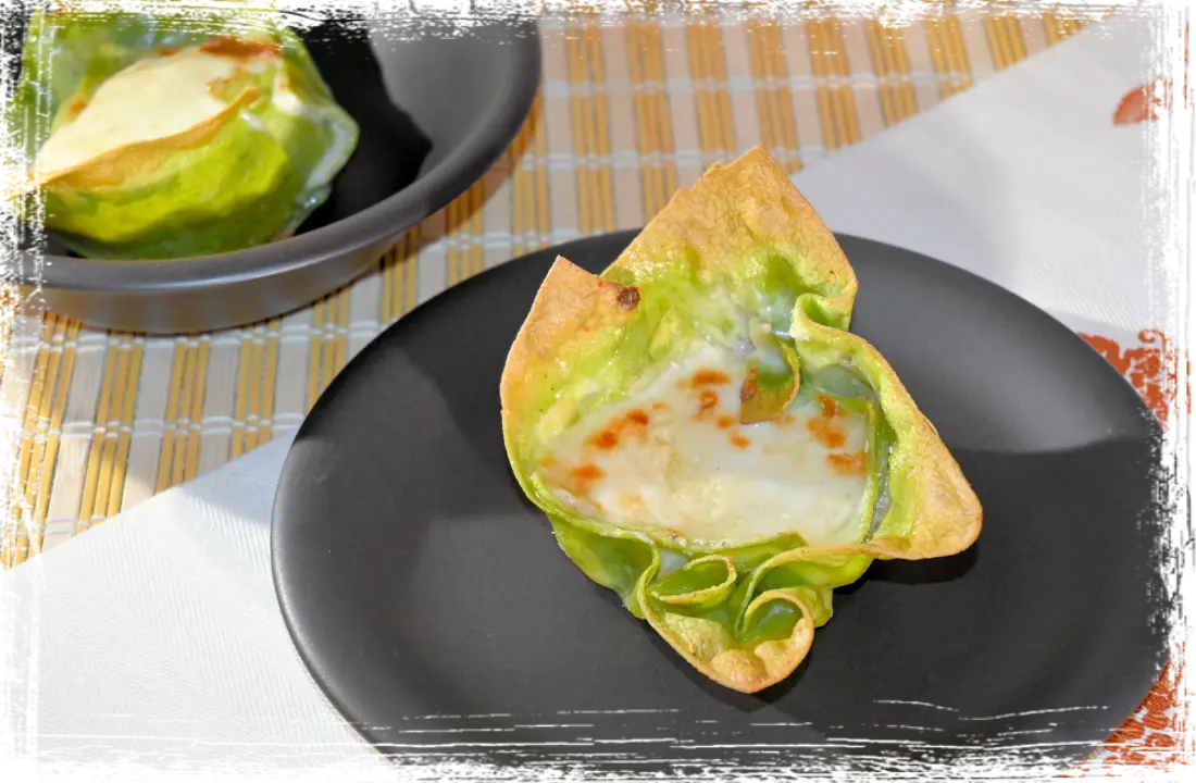 Cestini di lasagne verdi ai carciofi Cestini di lasagne verdi ai carciofi