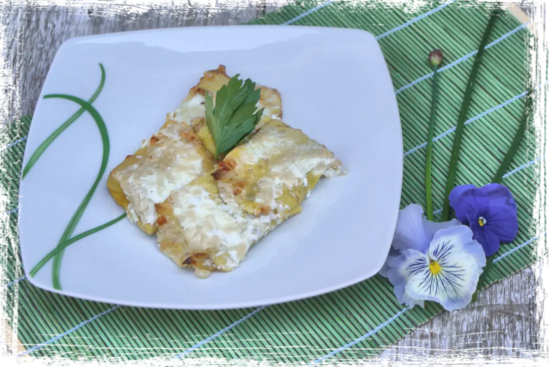 Crêpe con asparagi e prosciutto Crêpe con asparagi e prosciutto
