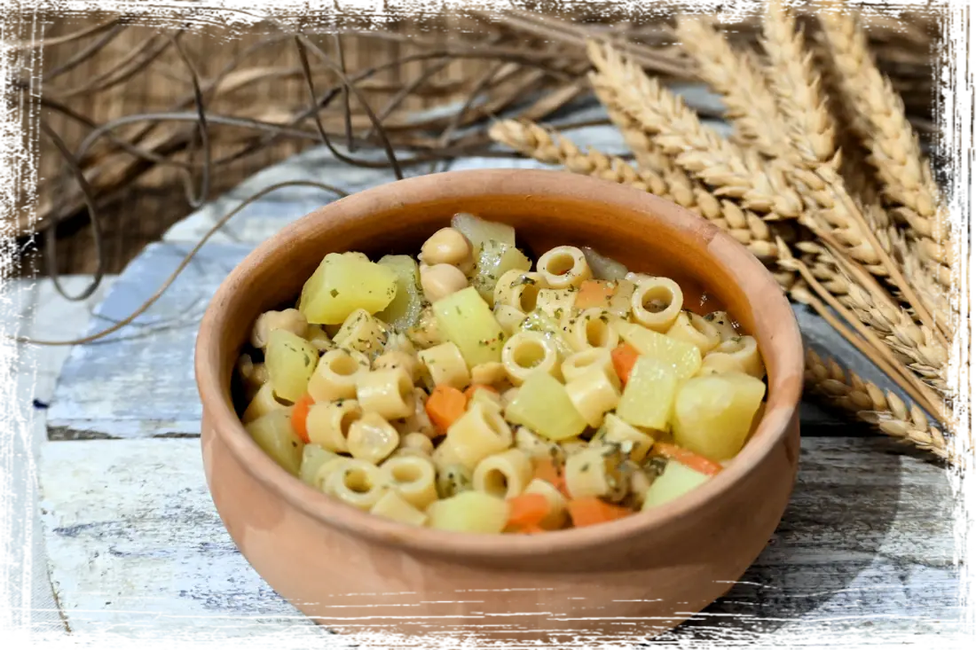 Ditaloni con patate e ceci Ditaloni con patate e ceci