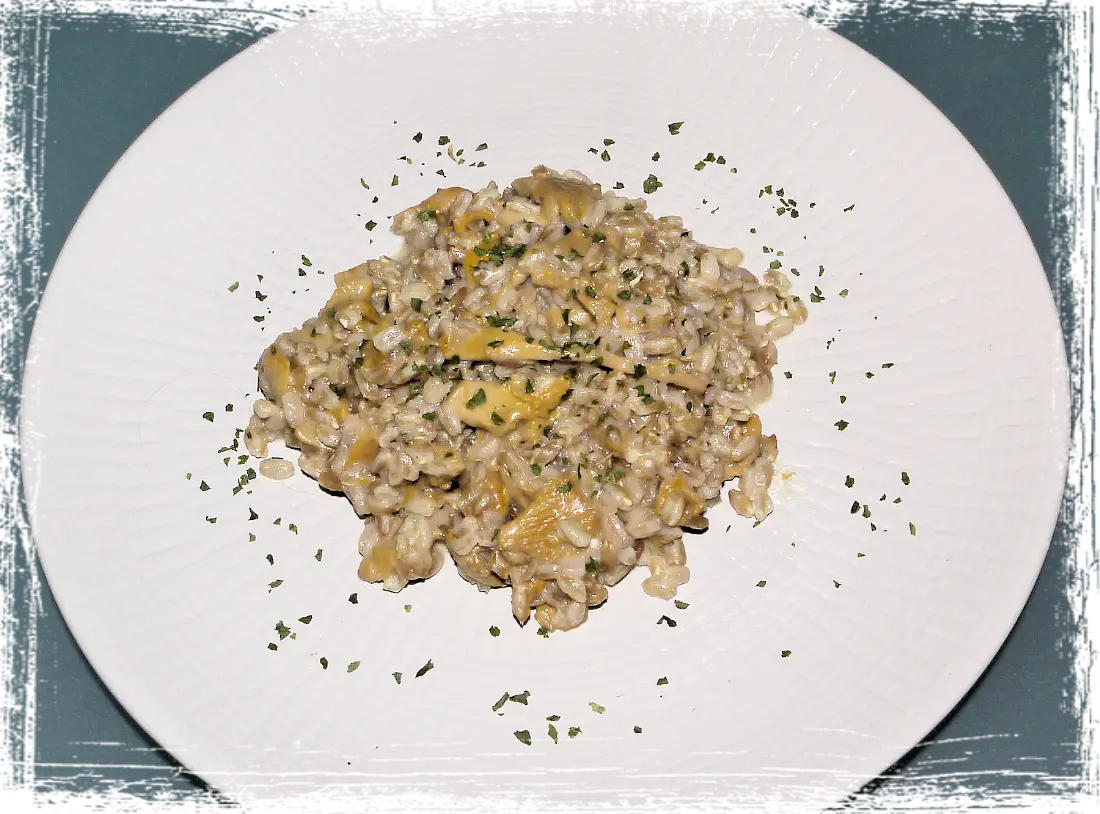 Farro ai finferli Farro ai finferli