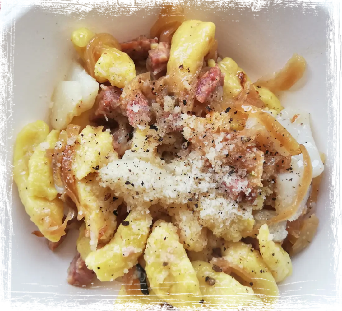 Gnocchi con patate e ciuìga Gnocchi con patate e ciuìga