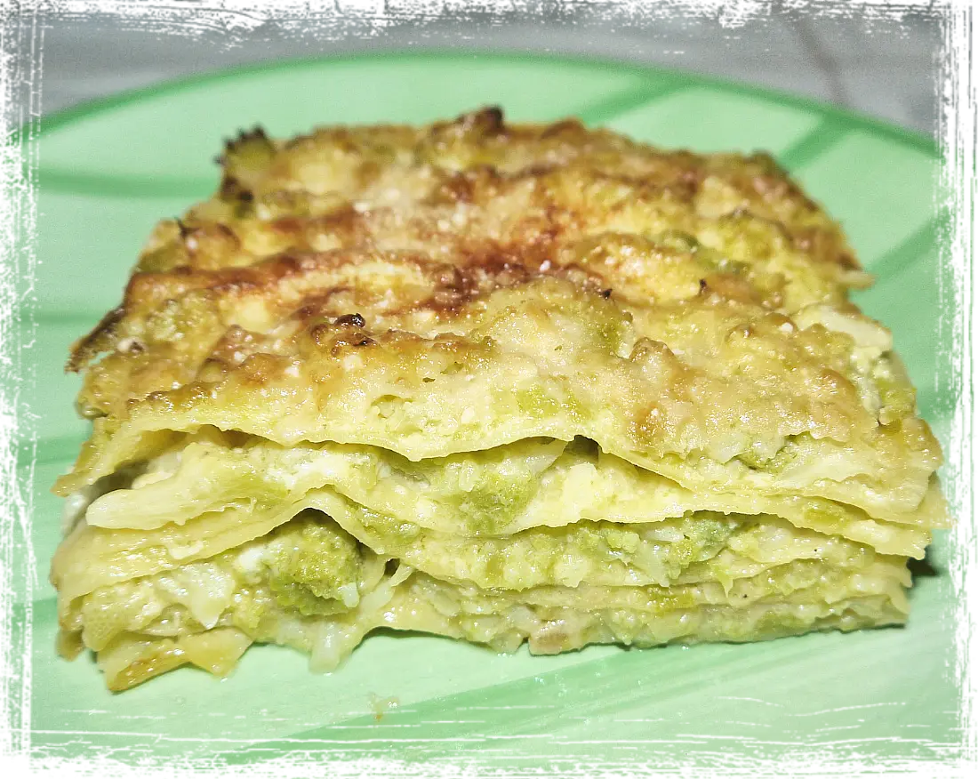 Lasagne al broccolo romanesco Lasagne al broccolo romanesco