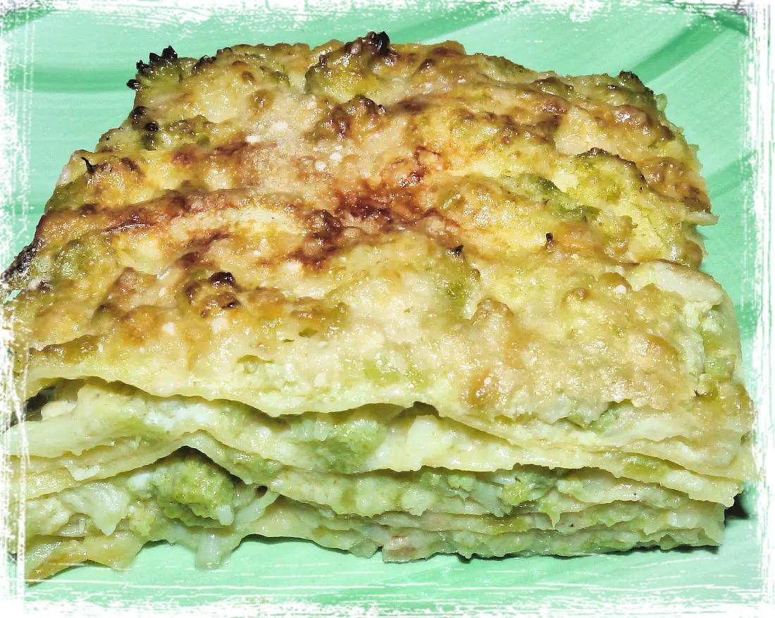 Lasagne al broccolo romanesco Lasagne al broccolo romanesco
