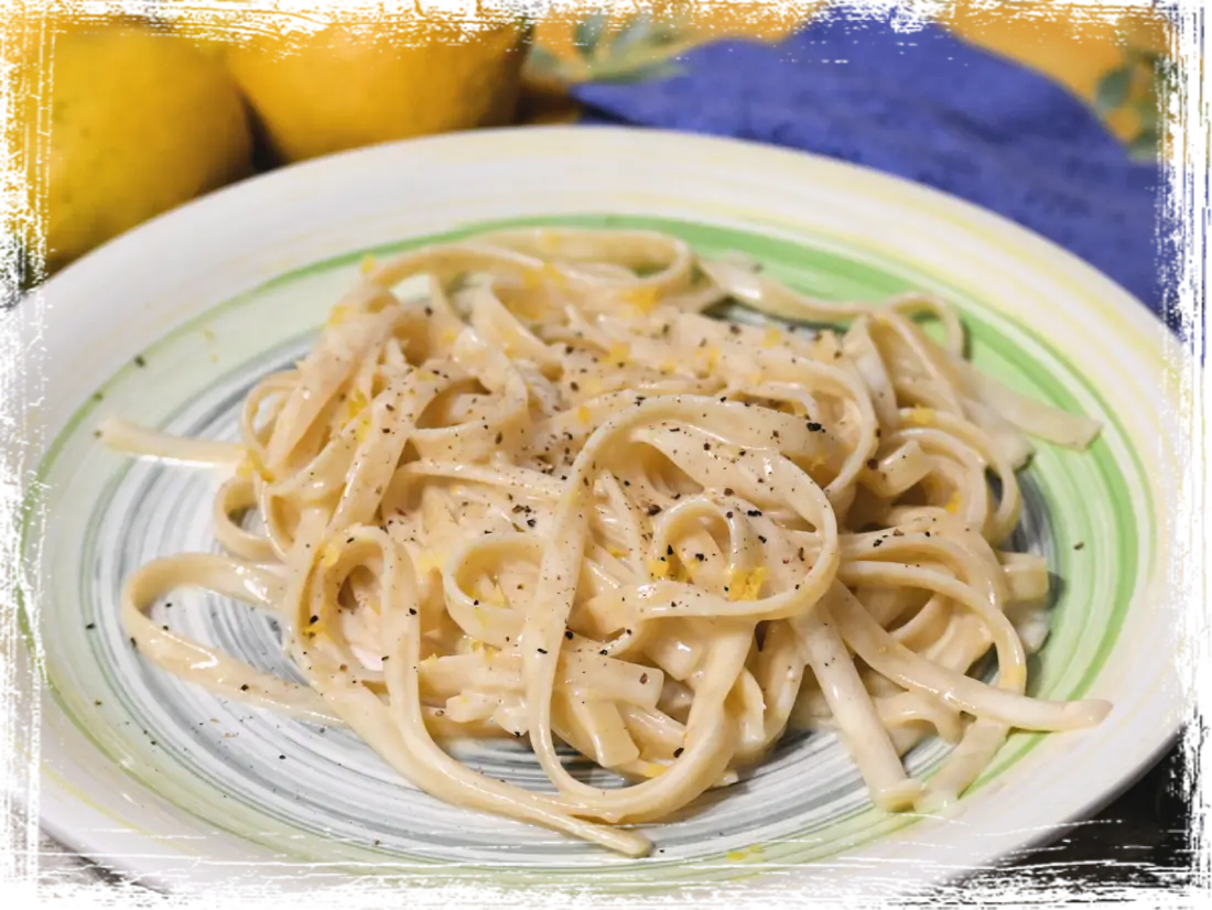 Linguine limone e pepe Linguine limone e pepe