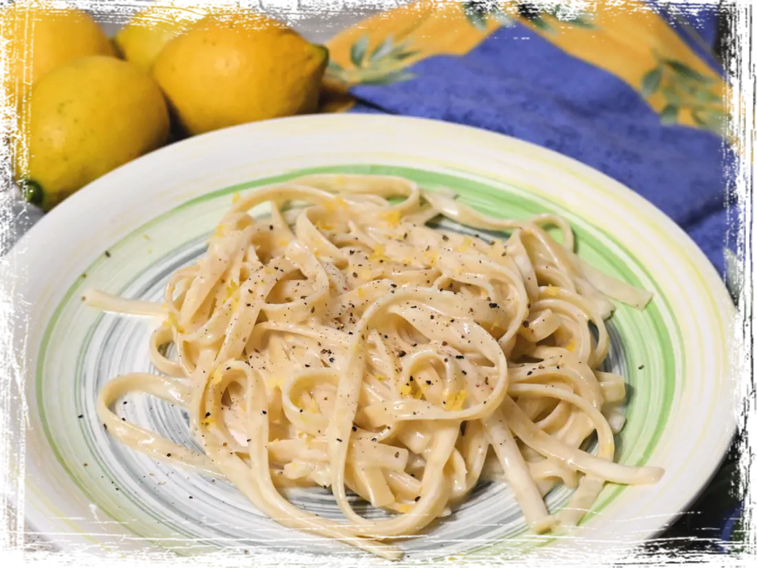 Linguine limone e pepe Linguine limone e pepe