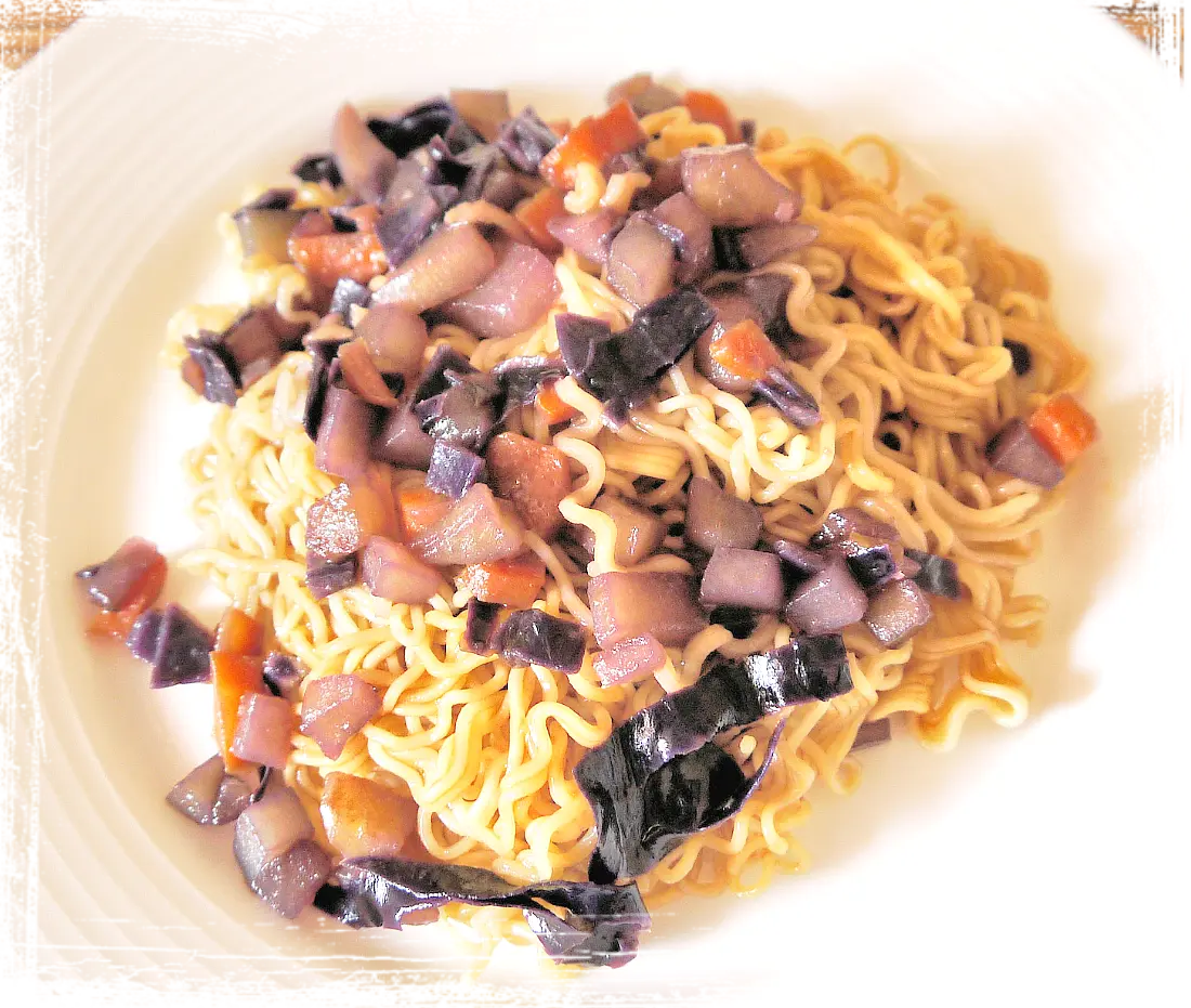 Noodles alle verdure Noodles alle verdure