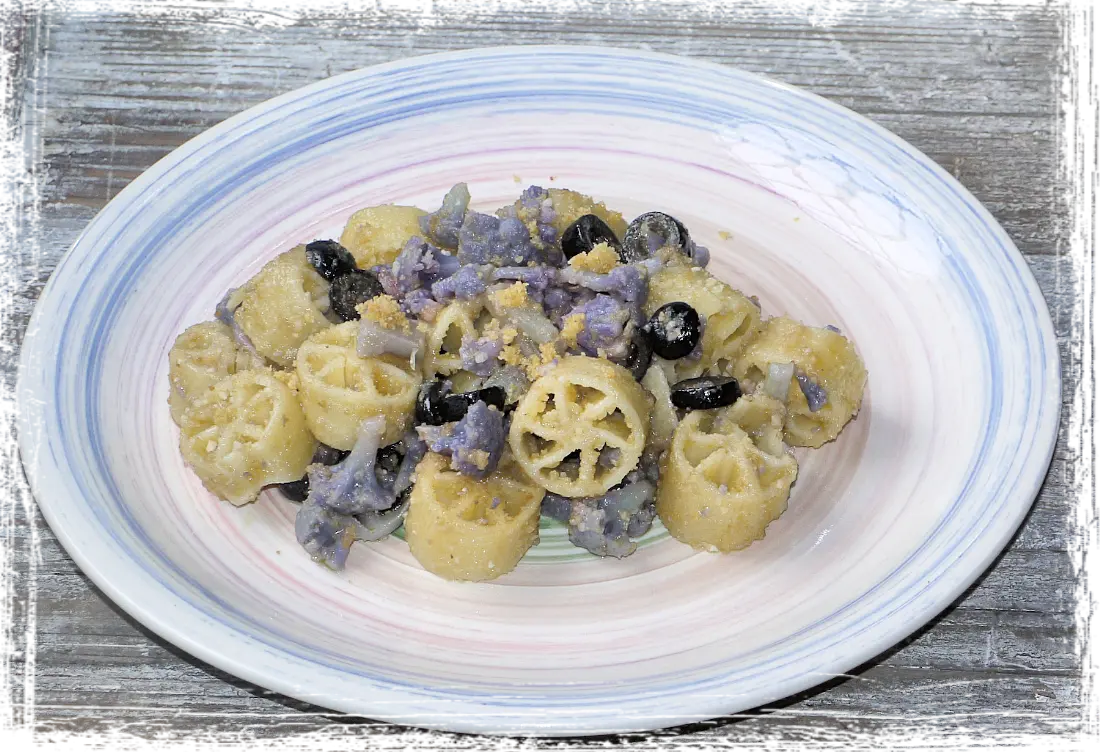 Ruote pazze al cavolfiore violetto Ruote pazze al cavolfiore violetto