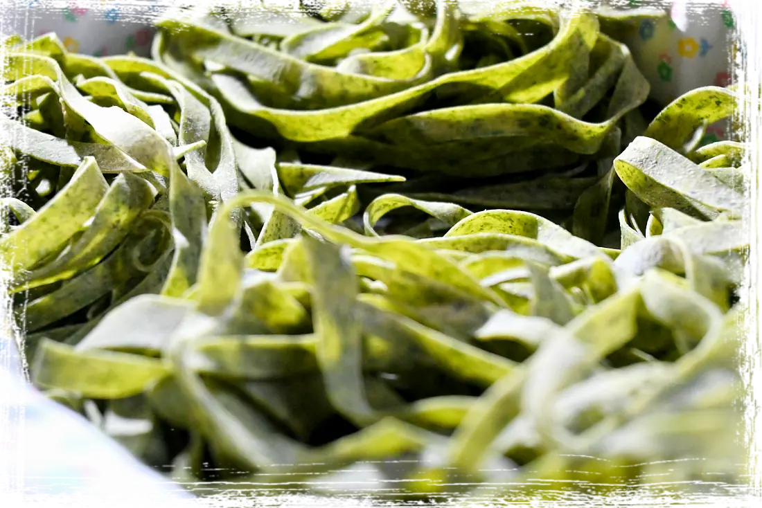 Tagliatelle verdi Tagliatelle verdi