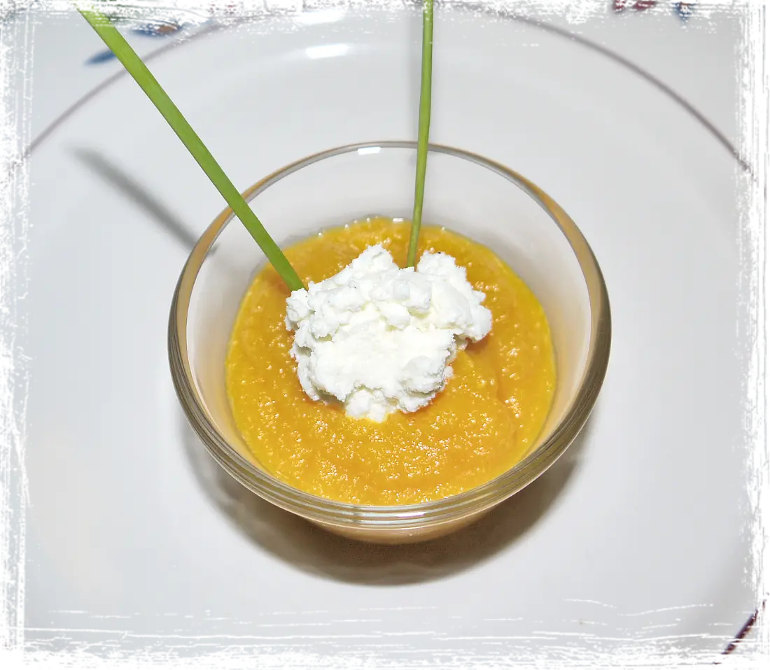 Crema di carote allo zenzero Crema di carote allo zenzero