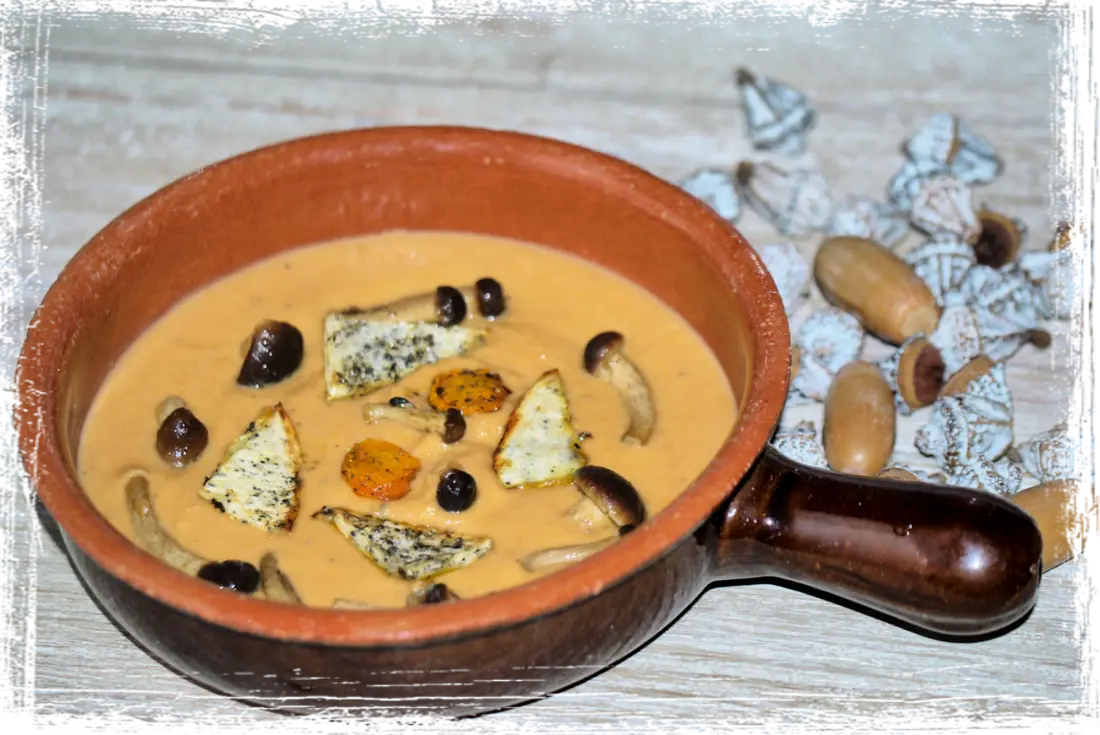 Zuppa di marroni e sedano rapa