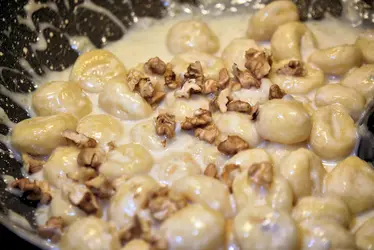 Gnocchi di patate gorgonzola e noci