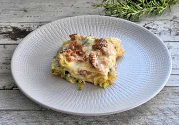 Lasagne con verza e ciuìga