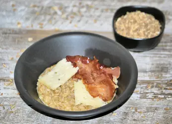 Farro con rapa di Bondo e speck