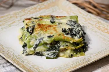 Lasagne verdi con cavolo nero e ciuìga