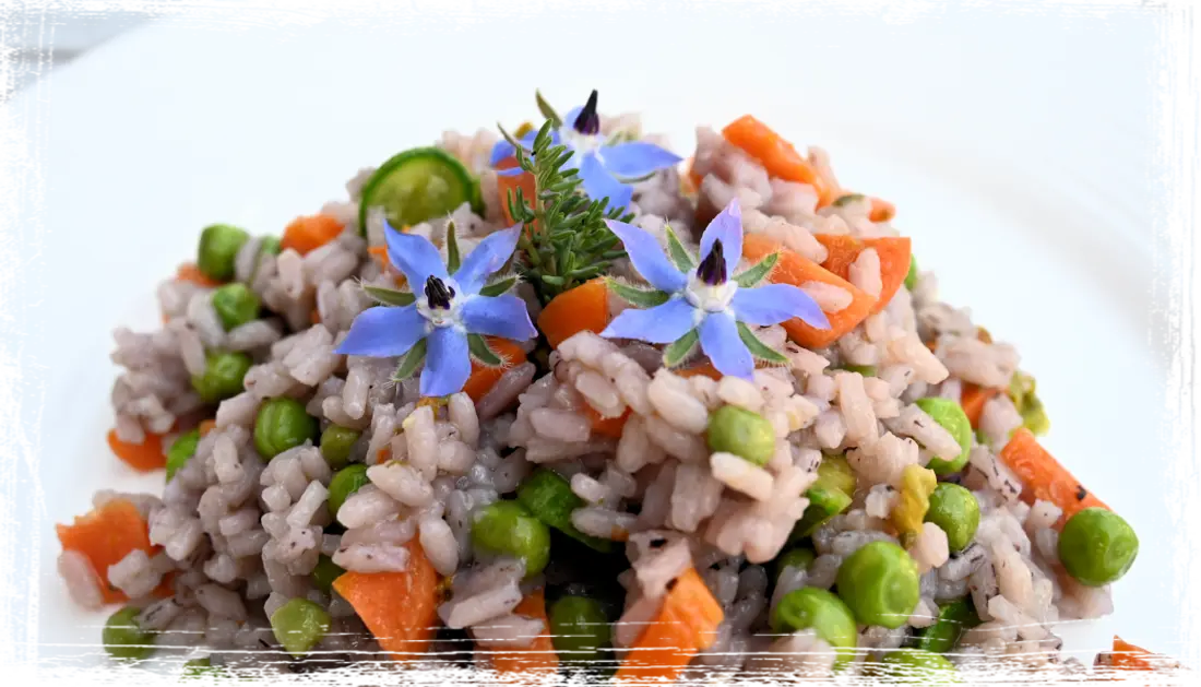 Risotto Lillà con verdure