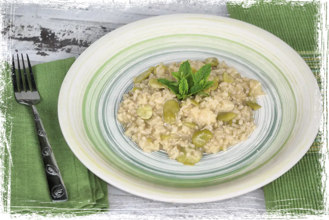 Risotto alle fave Risotto alle fave