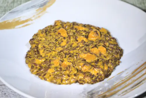 Riso Orange con zucca e robiola