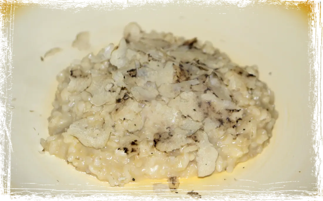 Risotto al tartufo bianco Risotto al tartufo bianco