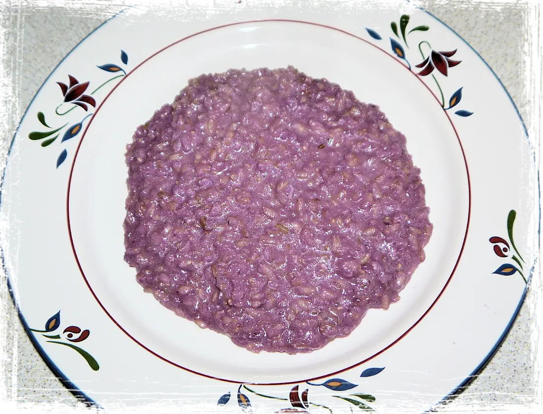 Risotto viola Risotto viola