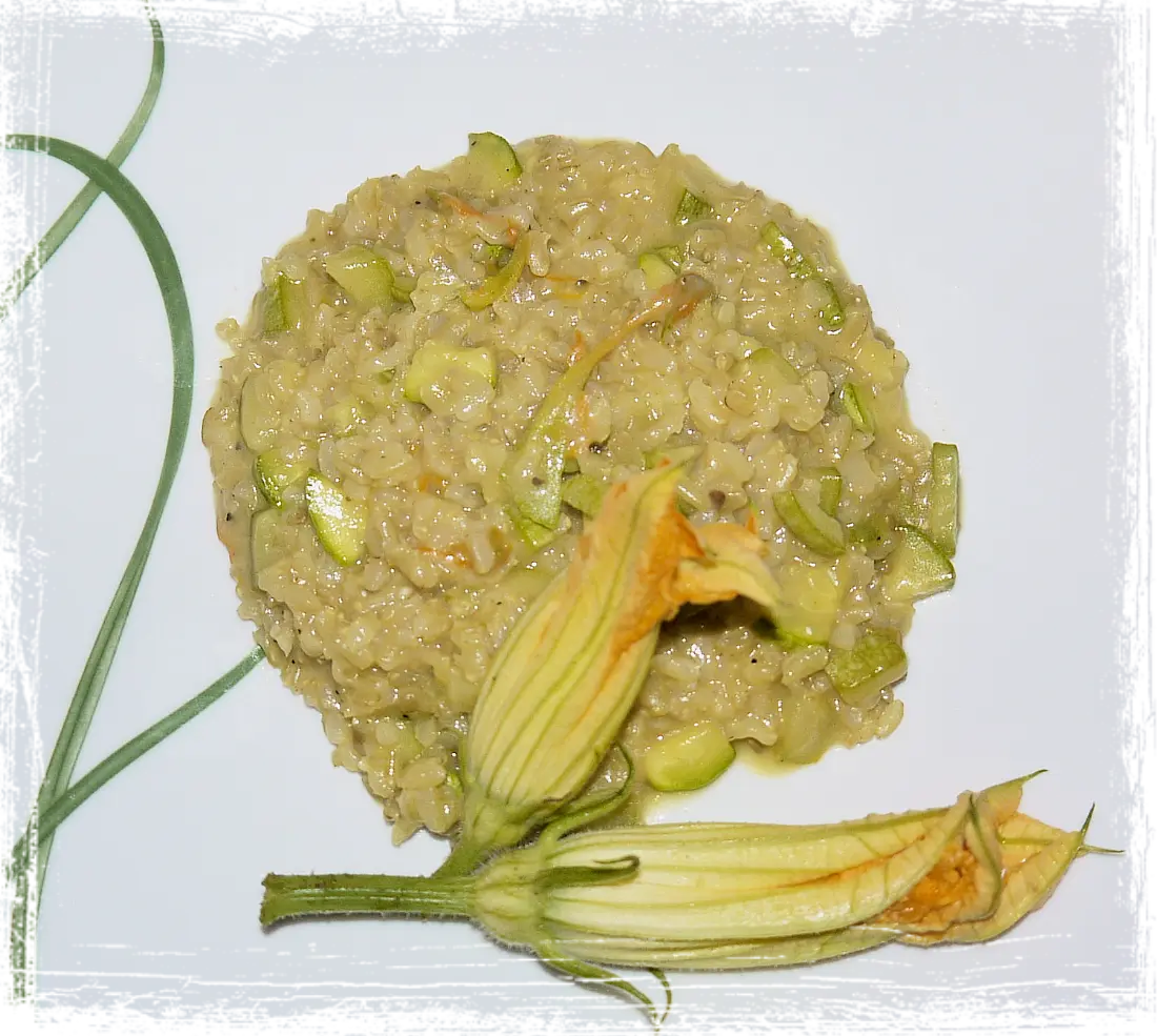 Risotto alle zucchine Risotto alle zucchine