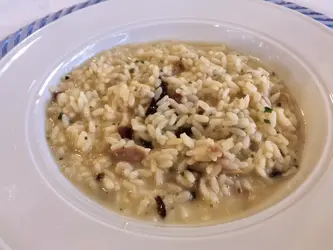 Risotto alla zucca con gocce di gorgonzola