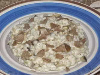 Risotto ai porcini con tartufo bianco