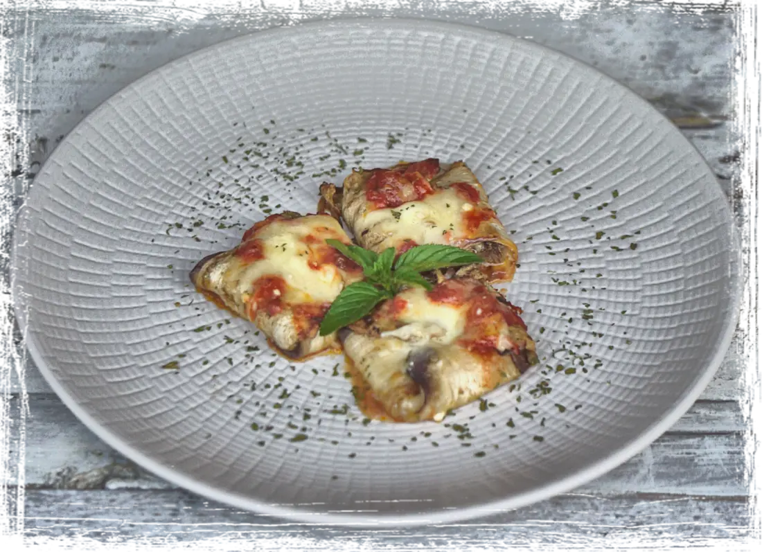 Fagottini di melanzana al forno Fagottini di melanzana al forno