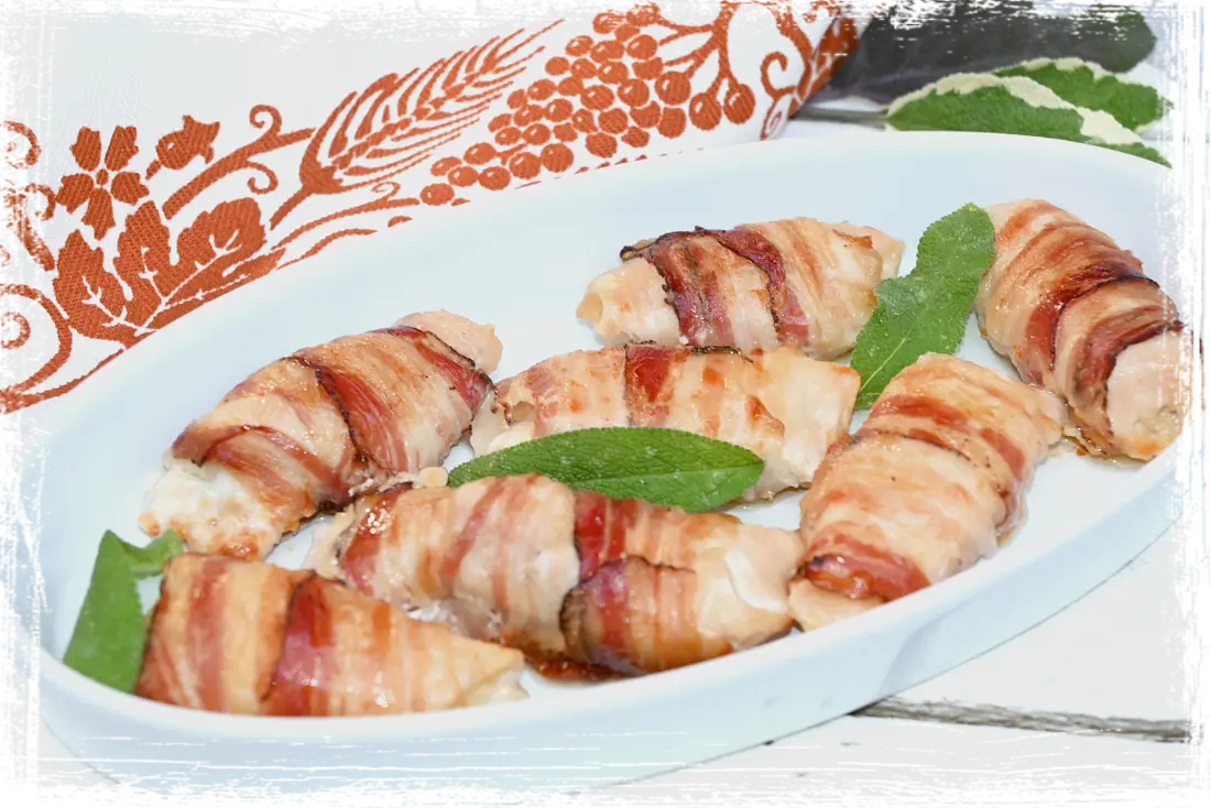 Involtini di pollo ripieni