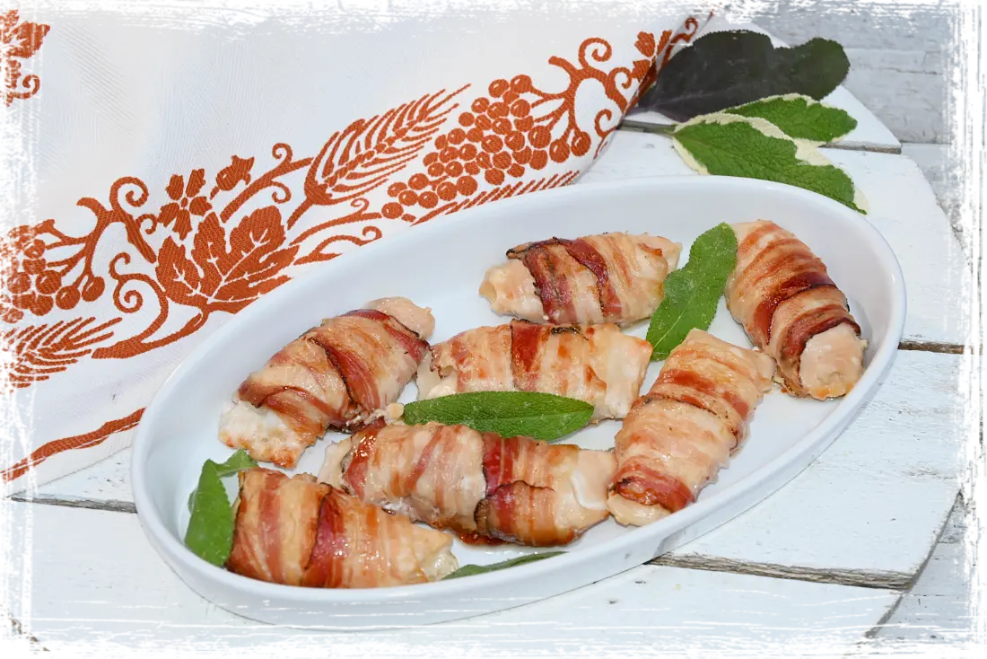 Involtini di pollo ripieni