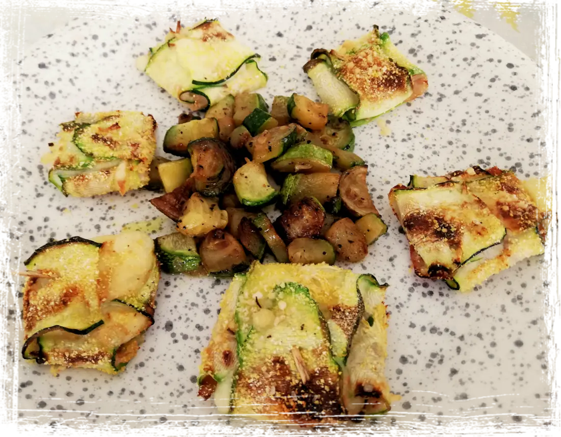 Involtini di zucchina in air fryer Involtini di zucchina in air fryer