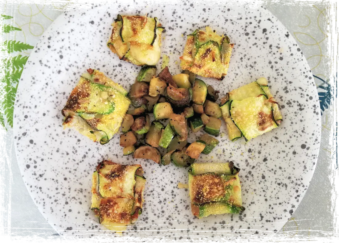 Involtini di zucchina in air fryer Involtini di zucchina in air fryer