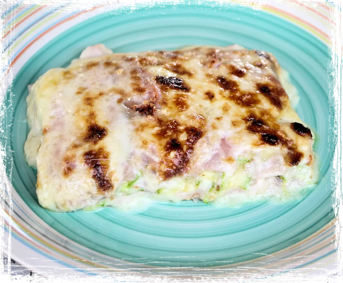 Parmigiana bianca di zucchine Parmigiana bianca di zucchine