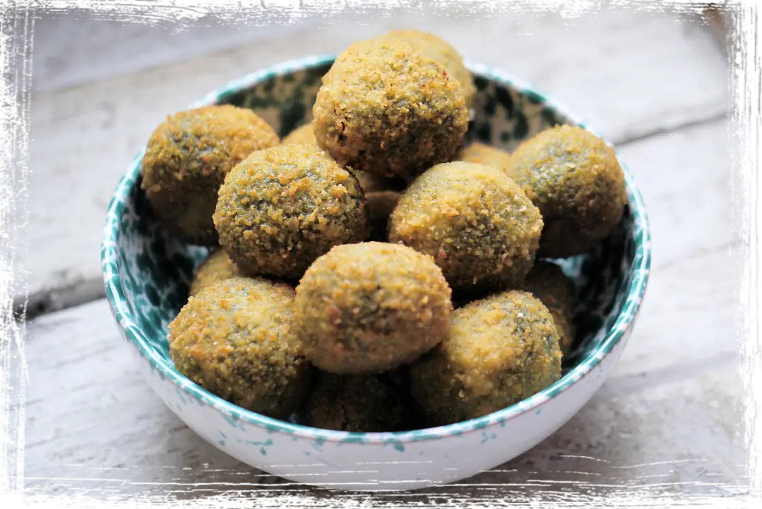 Polpettine di spinaci Polpettine di spinaci