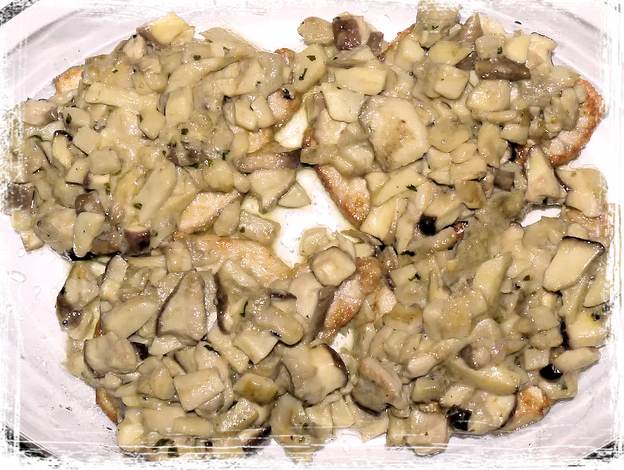 Scaloppine ai funghi porcini