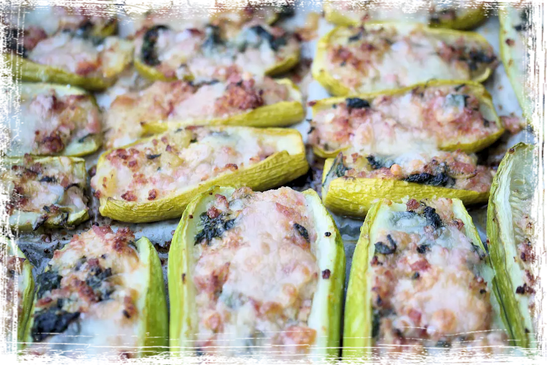 Zucchine ripiene Zucchine ripiene